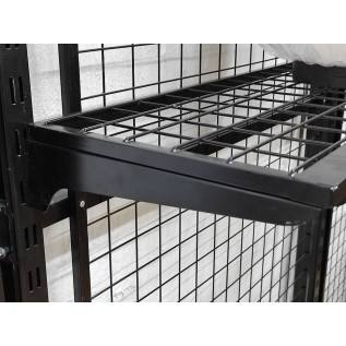 Полкотримач в рейку 40см. (чорний)